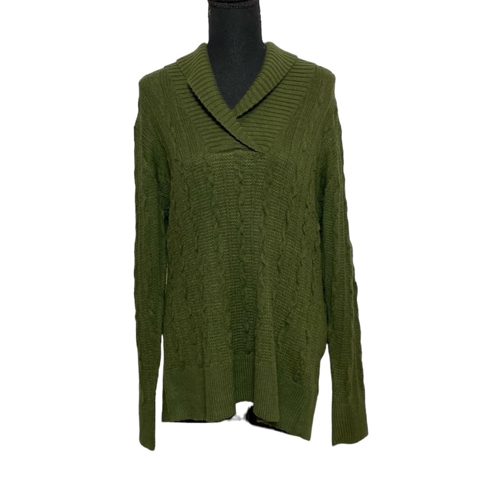 Kerisma Green V-Neck Sweater L